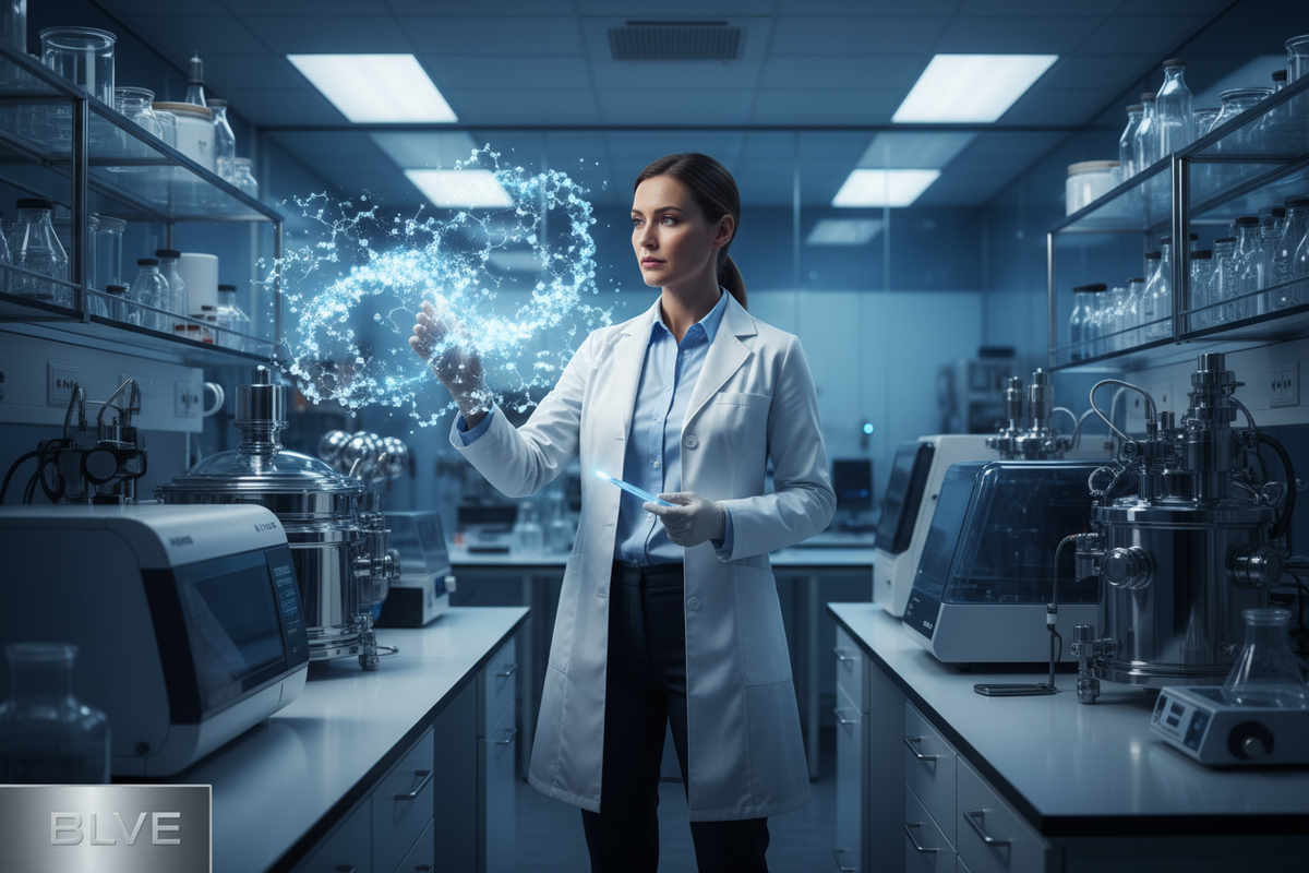 BLVE Scientist Chrome Text