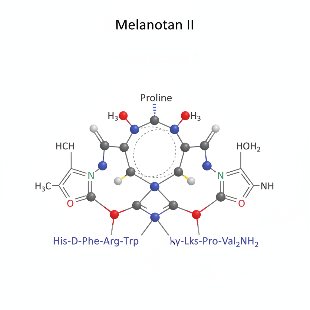 Melanotan II, 10mg Research Compound